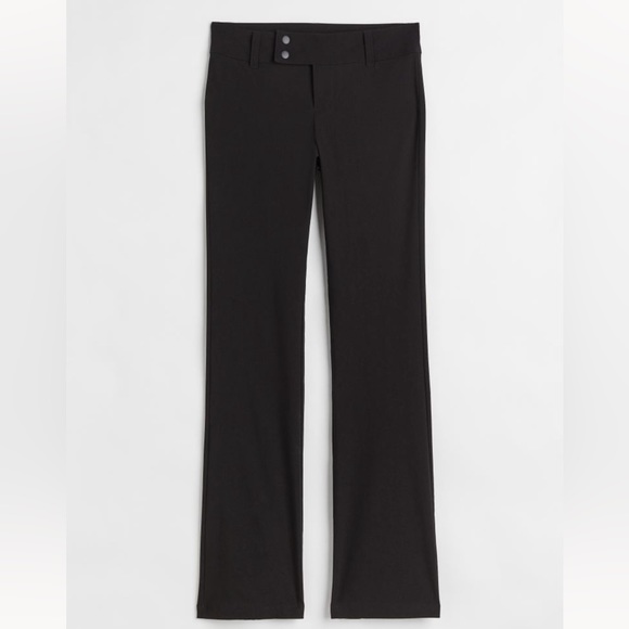 H&M low rise black pants - Picture 1 of 6